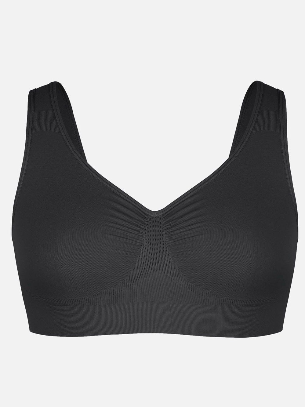 FeelinGirl Seamless Comfort Wireless Bra - Black